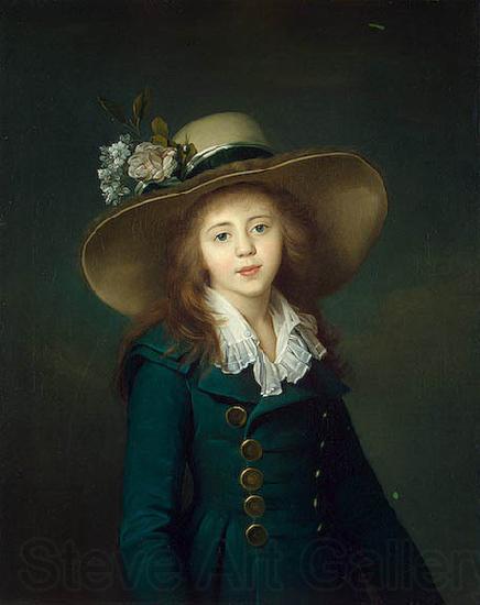 elisabeth vigee-lebrun Portrait of Elisaveta Alexandrovna Demidov nee Stroganov (1779-1818), here as Baronesse Stroganova Norge oil painting art
